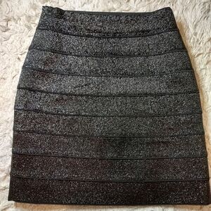 Express bandage sparkly skirt